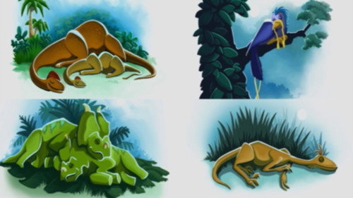 Dinosaur Train Season 1 Episode 58 - Tank's Sleep Over