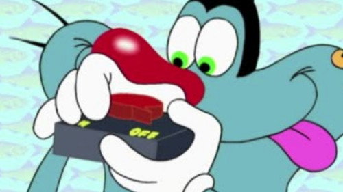 Oggy and the Cockroaches Season 1 Episode 24 - One Track Life