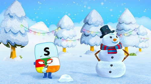 Alphablocks Season 3 Episode 2 - Snowman
