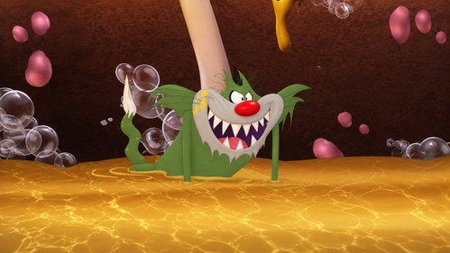 Oggy and the Cockroaches Season 2 Episode 38 - Warning! Boa on the Run