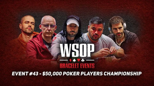 Event #43: $50K Poker Players Championship Final Table still
