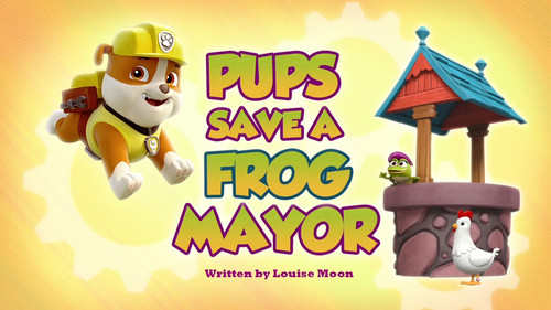 Pups Save a Frog Mayor still