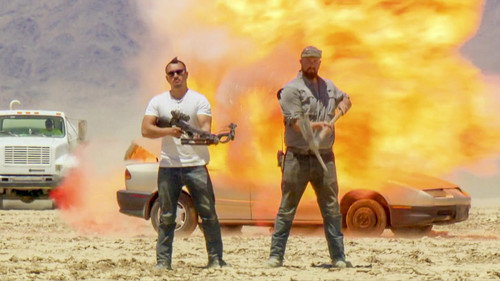 MythBusters Season 16 Episode 1 - Fire Arrow vs. Gas Tank