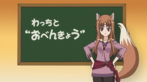 Studying with Holo still