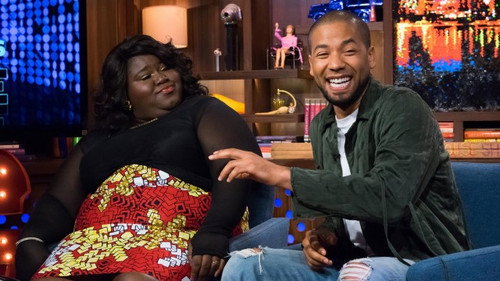 Gabourey Sidibe & Jussie Smollett still