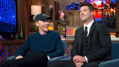 Robin Thicke & Ron Howard still
