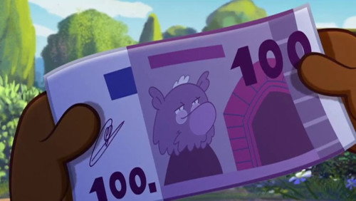 Mini Wolf finds banknote still