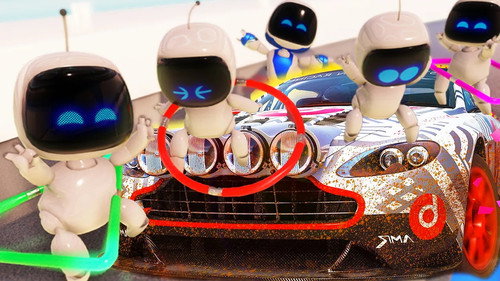 Astro's Playroom & Dirt 5 still