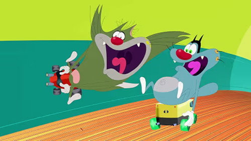 Oggy at Top Speed still
