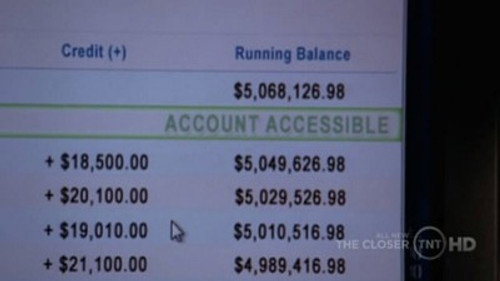 The Closer Season 5 Episode 2 - Blood Money