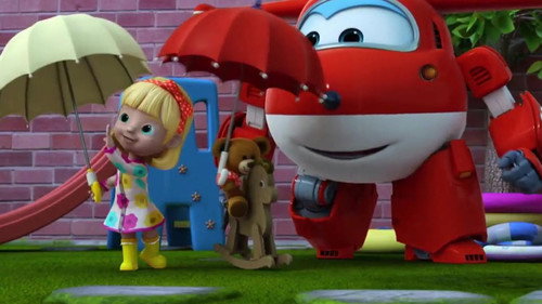 Super Wings Season 1 Episode 47 - Rain Ride