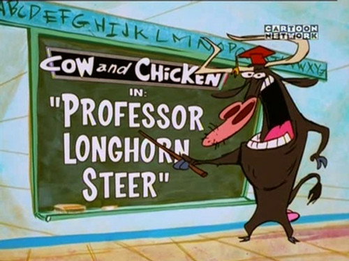 Professor Longhorn Steer still
