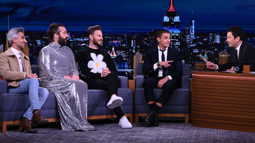 The Co-Hosts of Queer Eye, JB Smoove, Matthew Broussard still