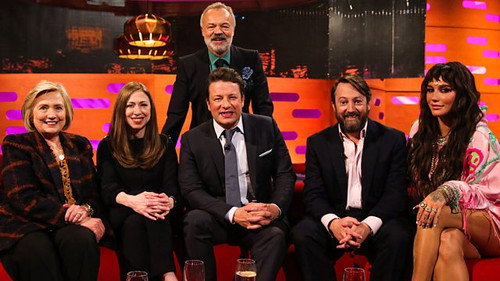 The Graham Norton Show Season 26 Episode 9 - Hillary Clinton, Chelsea Clinton, Jamie Oliver, David Mitchell, Kesha