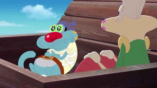 Oggy and the Cockroaches Season 5 Episode 18 - Oggy and the Treasure