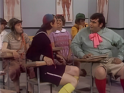 El Chavo del Ocho Season 2 Episode 15 - Llegando Tarde a la Escuela