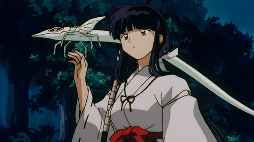 Kikyo and Kagome, Alone in the Cave still
