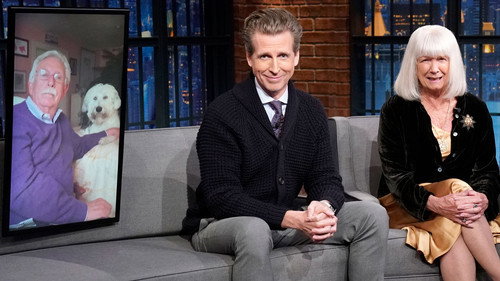 Late Night with Seth Meyers Season 10 Episode 31 - Hilary, Larry and Josh Meyers