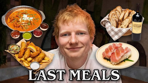 Ed Sheeran Eats His Last Meal still