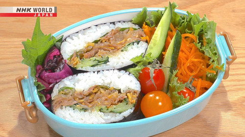 BENTO EXPO Season 9 Episode 6 - Caramelized Beef (Shigure-ni) Bento & Beef Onigirazu Bento