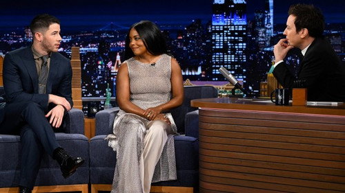 Nick Jonas & Adrienne Warren, Anthony Michael Hall, A Performance from The Last Five Years still