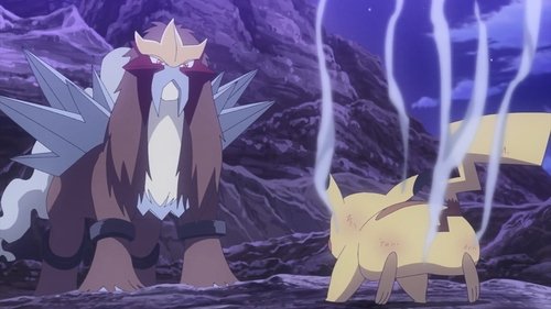 Pokémon Horizons Season 1 Episode 78 - Entei's Fierce Battle Cry!