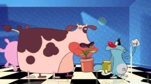 Oggy and the Cockroaches Season 2 Episode 8 - Milk Diet