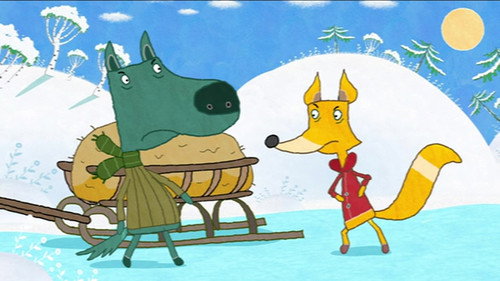 Masha's tales Season 1 Episode 6 - The wolf and the fox