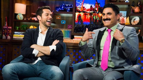 Reza Farahan & Zachary Levi still