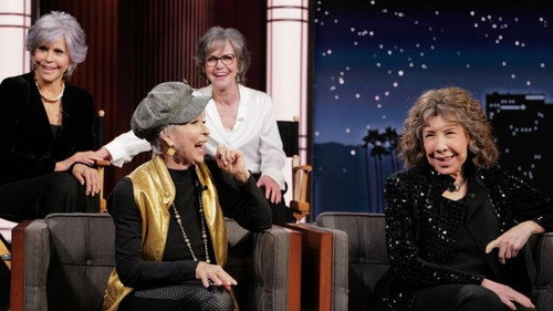 Lily Tomlin, Jane Fonda, Rita Moreno, Sally Field, Jacob Latimore still