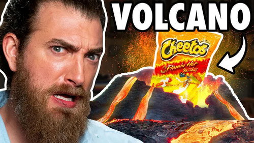 Leaving Things In A Volcano For A Month (Experiment) still