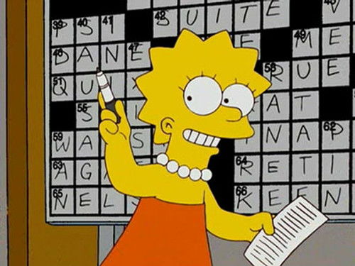 The Simpsons Season 20 Episode 6 - Homer and Lisa Exchange Cross Words