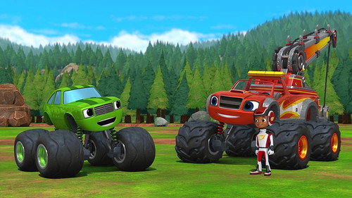 Blaze and the Monster Machines Season 4 Episode 2 - The Pickle Family Campout