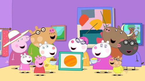 Peppa Pig Season 8 Episode 19 - Art House Day