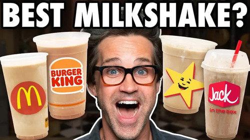 Blind Fast Food Milkshake Taste Test still