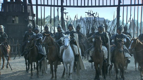 The forces of Cao, Sun and Liu battle for Nan Commandery still