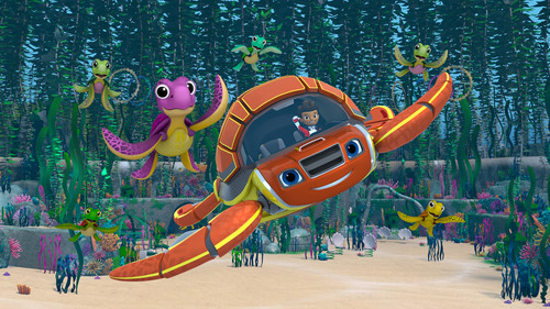 Blaze and the Monster Machines Season 9 Episode 9 - Sea Turtle Submarine