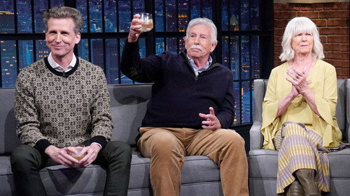 Late Night with Seth Meyers Season 11 Episode 32 - Hilary, Larry and Josh Meyers