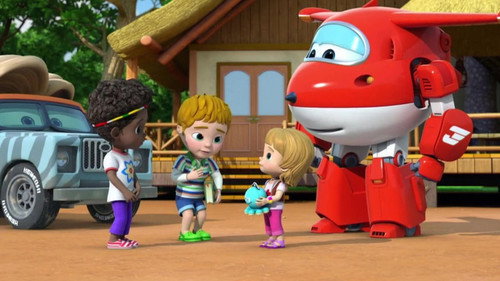 Super Wings Season 1 Episode 40 - Toy Trackers