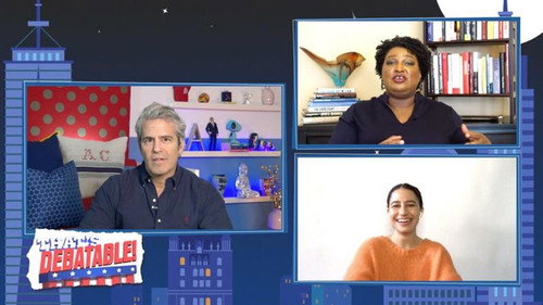 Ilana Glazer & Stacey Abrams still