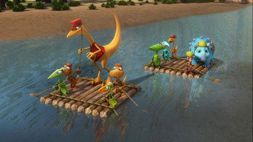 Dinosaur Train Season 3 Episode 1 - Adventure Camp: Rafting