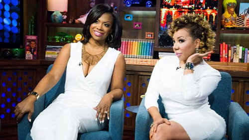 Kandi Burruss & Tiny still