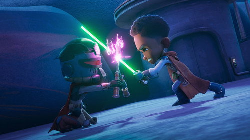 Star Wars: Young Jedi Adventures Season 2 Episode 18 - The Rainy Day Beast / Upgraded