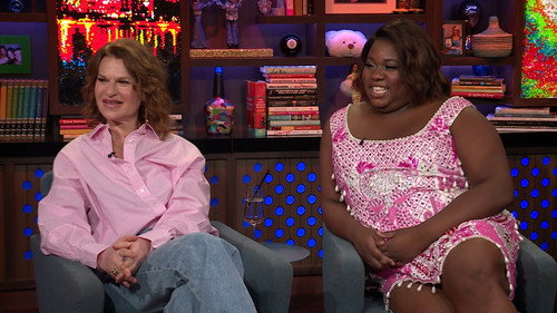 Alex Newell and Sandra Bernhard still