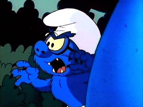 I Was A Brainy Weresmurf still