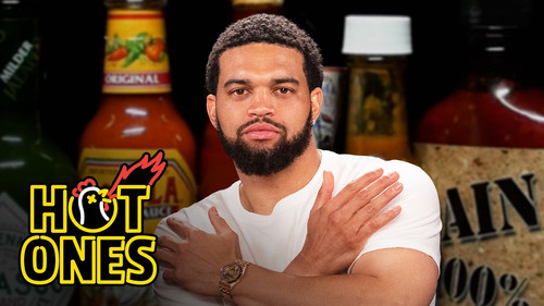 Hot Ones Season 30 Episode 16 - Caleb Williams Has Ice in His Veins While Eating Spicy Wings