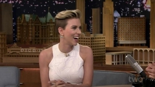 Scarlett Johansson, David Steinberg, Blur still