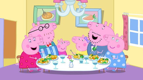 Peppa Pig Season 8 Episode 45 - Staying Up Late