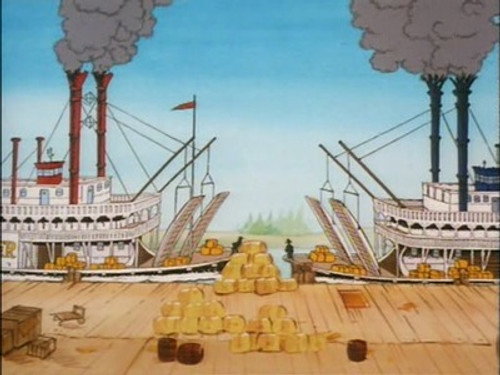 Lucky Luke Season 1 Episode 18 - The Bridge on the Mississippi