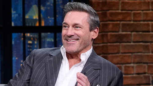 Jon Hamm, Emily Spivey still